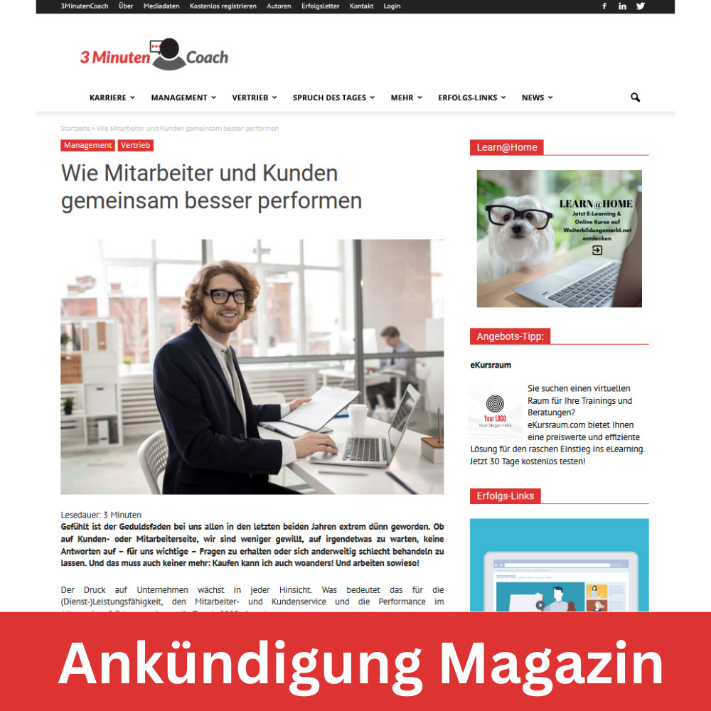 Ankündigung Magazin 3MC