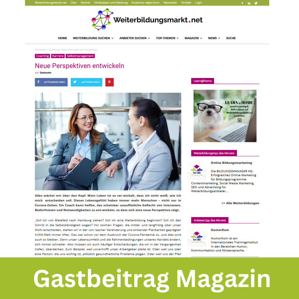 Gastbeitrag Magazin